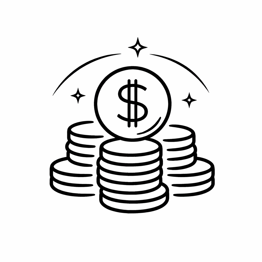 argent volé Dictionnaire des rêves Illustration argent dans un reve dessin au style minimaliste et auss isymbolique Dictionnaire des rêves