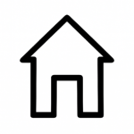 Illustration de : maison dans un rêve, dessin au style minimaliste et symbolique.