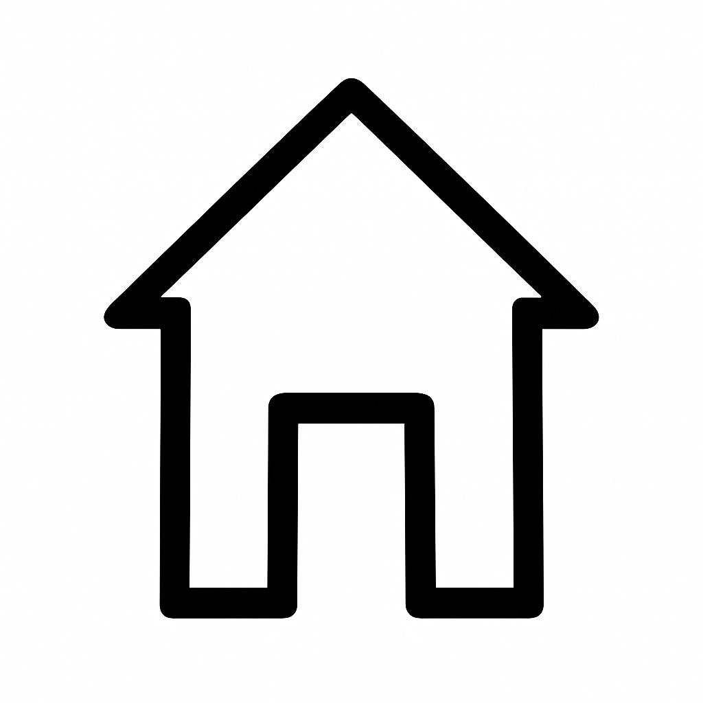 maison Dictionnaire des rêves Illustration de : maison dans un rêve, dessin au style minimaliste et symbolique.