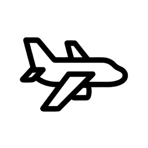 Illustration de : avion dans un rêve, dessin au style minimaliste et symbolique.