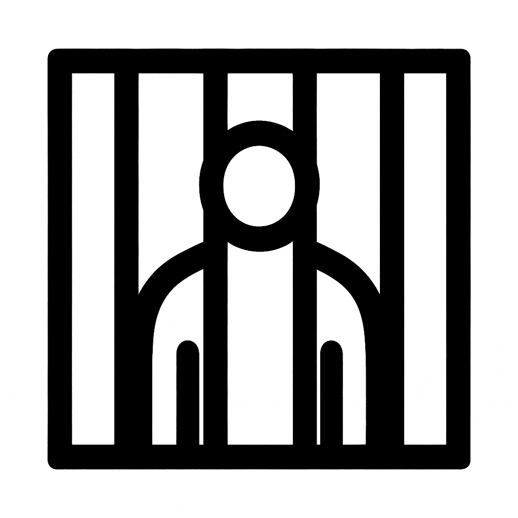 Illustration de : être enfermé dans un rêve, dessin au style minimaliste et symbolique.