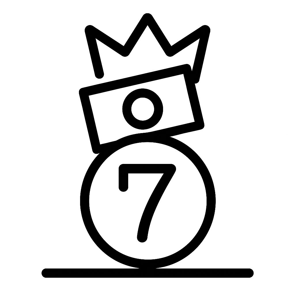 Illustration de : gagner au loto dans un rêve, dessin au style minimaliste et symbolique.